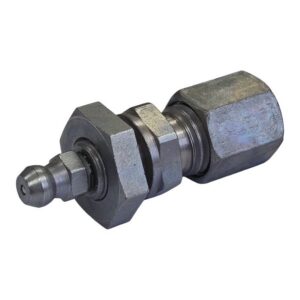 ALEMLUBE GREASE BULKHEAD 6MM WITH GREASE NIPPLE