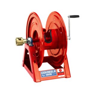 COXREELS HAND REWIND 15M X 19MM ID BARE DIESEL HOSE REEL