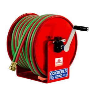 COXREELS WELDING GAS HOSE REEL 30M HAND REWIND