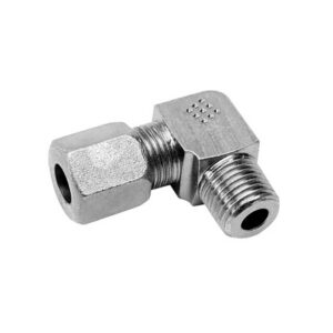 ALEMLUBE ELBOW CONNECTOR 6MM TUBE X M6/1 (90) STAINLESS STEEL