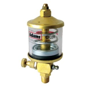 ALEMLUBE GREASE LUBRICATOR BRASS ADJUSTABLE ON/OFF 1/4" BSP