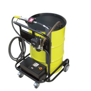 PIUSI HEAVY DUTY MOBILE OIL KIT WITH BATTERY & PRESET OIL METER