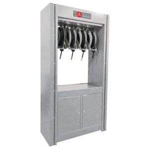 ALEMLUBE HOSE REEL GANTRY WITH 4 X 15M REELS PLUS CABINET