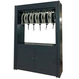 ALEMLUBE HOSE REEL GANTRY WITH 4 X 10M REELS PLUS CABINET