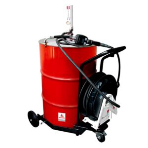 SAMOA HEAVY DUTY MOBILE OIL KIT WITH 8M HOSE REEL & ELECTRONIC OIL METER