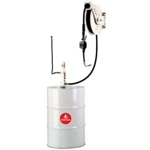 SAMOA STATIONARY OIL TRANSFER SYSTEM WITH ON/OFF GUN