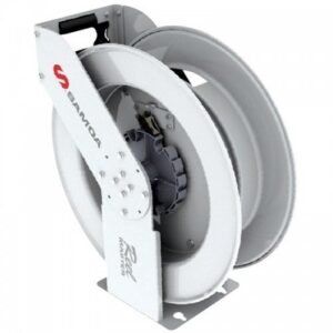 SAMOA SPRING REWIND AIR, WATER, OIL & DIESEL 19MM ID X 15M BARE HOSE REEL
