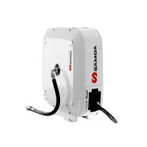 SAMOA COVERED AIR & WATER HOSE REEL 15M X 12MM ID HOSE