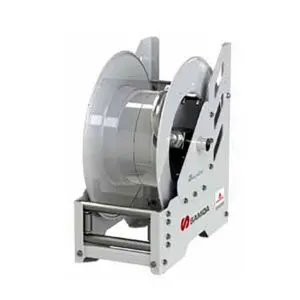 SAMOA SPRING REWIND 15M X 38MM ID BARE DIESEL HOSE REEL