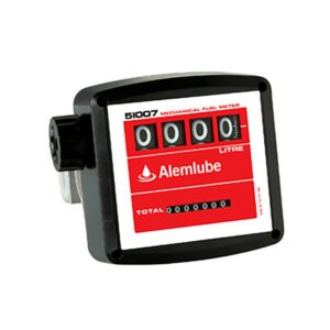 ALEMLUBE 4 DIGIT MECHANICAL DIESEL METER
