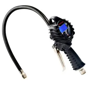 ALEMLUBE TYRE INFLATOR WITH DIGITAL GAUGE
