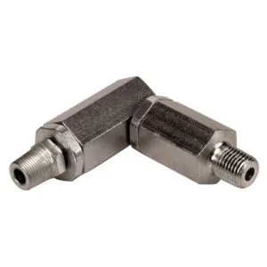 ALEMITE GREASE SWIVEL 90 DEGREE ANGLE 1/4" NPT(m) X 1/2" 27 TPI(m)