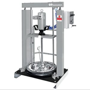 SAMOA RAM GREASE PUMP HOIST WITH PM45 PISTON PUMP