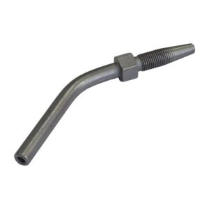 ALEMLUBE GREASE HOSE END FITTING 8.3MM 45 degrees HOSE END STUD