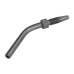 ALEMLUBE GREASE HOSE END FITTING 8.3MM 45 degrees HOSE END STUD