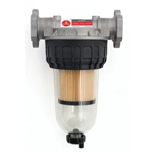PIUSI DIESEL FILTER WITH CLEAR PLASTIC BOWL 100L/MIN