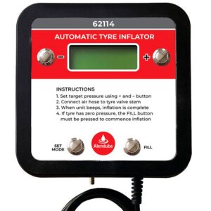 ALEMLUBE WALL MOUNTED INDOOR DIGITAL TYRE INFLATOR