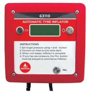 ALEMLUBE WALL MOUNTED OUTDOOR DIGITAL TYRE INFLATOR