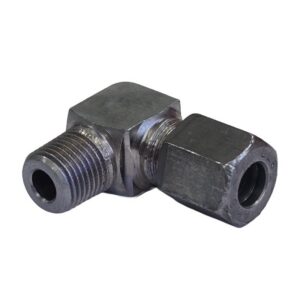 ALEMLUBE GREASE COMPRESSION FITTING ELBOW CONNECTOR 6MM TUBE X 1/8" BSP