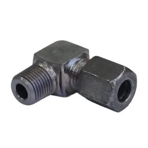 ALEMLUBE GREASE COMPRESSION FITTING ELBOW CONNECTOR 6MM TUBE X 1/8" BSP