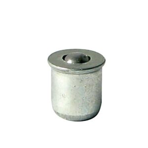 ALEMLUBE BALL CLOSING OIL HOLE COVER 3/16" HOLE SIZE 5.6MM DIA.
