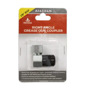 ALEMLUBE 1/8" BSP RIGHT ANGLE GREASE COUPLER PACK