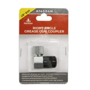 ALEMLUBE 1/8" BSP RIGHT ANGLE GREASE COUPLER PACK