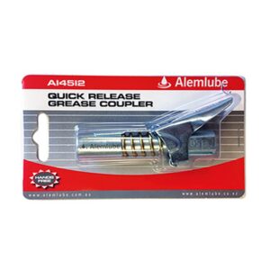 ALEMLUBE 1/8" BSP QUICK RELEASE GREASE GUN COUPLER