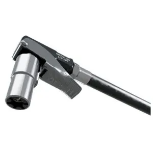 ALEMLUBE 90 DEGREE LOCK-ON AIR CHUCK OPEN FLOW