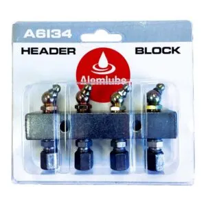 ALEMLUBE GREASING 4 STAGE HEADER BLOCK DISPLAY PACK