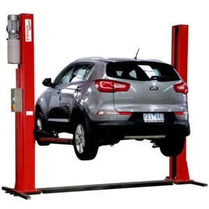 ALEMLUBE AUTOMOTIVE 2 POST 4T FLOOR BASE VEHICLE HOIST 240V