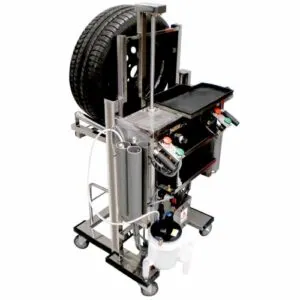 ALEMLUBE AUTOMOTIVE WHEEL LIFTING & SERVICING TROLLEY