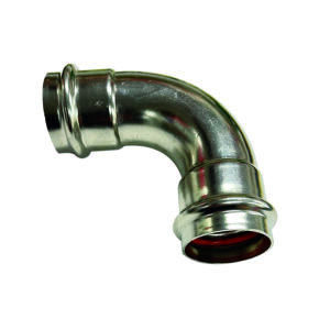 ALEMLUBE AUTOMOTIVE PREMIUM 304L GRADE OIL & AIR PIPE FITTING 22MM ELBOW
