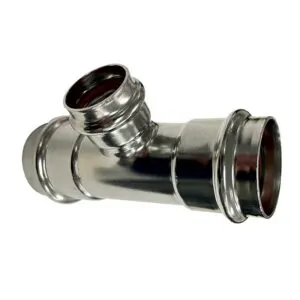 ALEMLUBE AUTOMOTIVE PREMIUM 304L GRADE OIL & AIR PIPE FITTING 35MM X 28MM RED TEE
