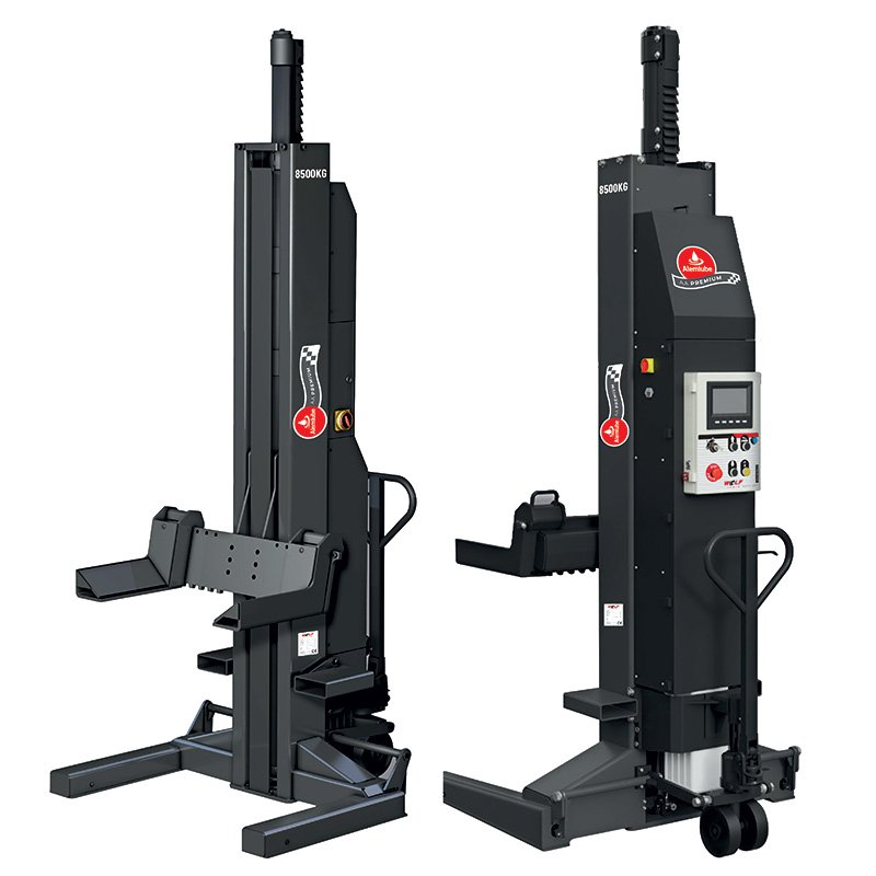 AAPMC85T-1.jpg AAP HEAVY DUTY MOBILE WIRELESS 8.5T COLUMN LIFTS