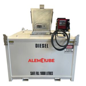 ALEMQUBE SELF-BUNDED 1,000L DIESEL FUEL TANKS WITH SURFACE MOUNTING OPTIONS