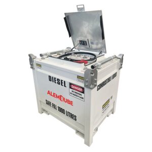 ALEMQUBE SELF-BUNDED 1,000L DIESEL FUEL TANKS WITH EQUIPMENT BAY