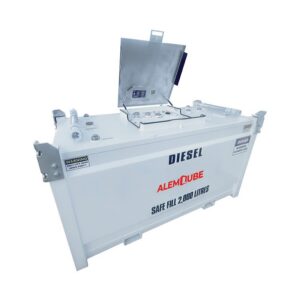 ALEMQUBE SELF-BUNDED 2,000L DIESEL FUEL TANKS WITH EQUIPMENT BAY