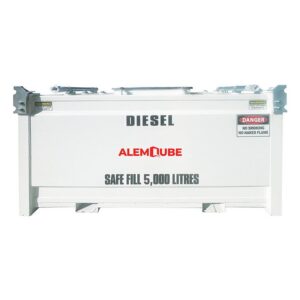 ALEMQUBE SELF-BUNDED 5,000L DIESEL FUEL TANKS WITH EQUIPMENT BAY