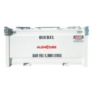 ALEMQUBE SELF-BUNDED 5,000L DIESEL FUEL TANKS WITH EQUIPMENT BAY
