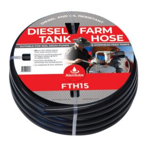 ALEMLUBE DIESEL FARM TANK HOSE 20M X 38MM ID