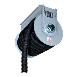 WORKY AUTOMOTIVE SPRING REWIND EXHAUST REEL WITHOUT FAN