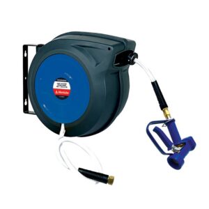 EL SERIES HOT WATER HOSE REEL WITH GUN 15M X 12MM ID