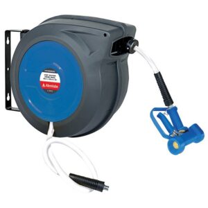 EL SERIES HOT WATER HOSE REEL WITH GUN 15M X 12MM ID