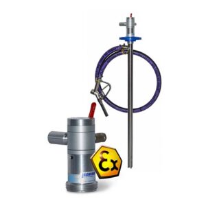 JESSBERGER CHEMICAL AIR OPERATED DRUM PUMP 78L/MIN