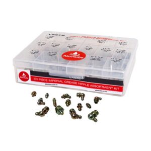 ALEMLUBE IMPERIAL 101 PIECE GREASE NIPPLE ASSORTMENT KIT