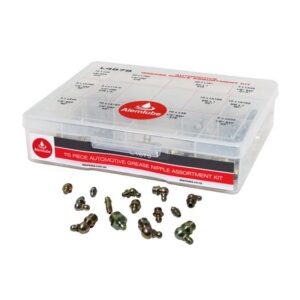 ALEMLUBE AUTOMOTIVE 115 PIECE GREASE NIPPLE ASSORTMENT KIT
