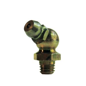ALEMLUBE GREASE NIPPLE LA SERIES 1/4" BSF 45 DEGREE