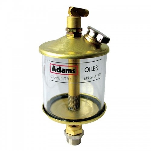 PSF130.jpg SIGHT GRAVITY BRASS DRIP FEED OILER PLASTIC RESERVOIR 15ML