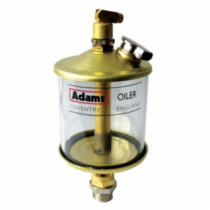 SIGHT GRAVITY BRASS DRIP FEED OILER PLASTIC RESERVOIR 150ML